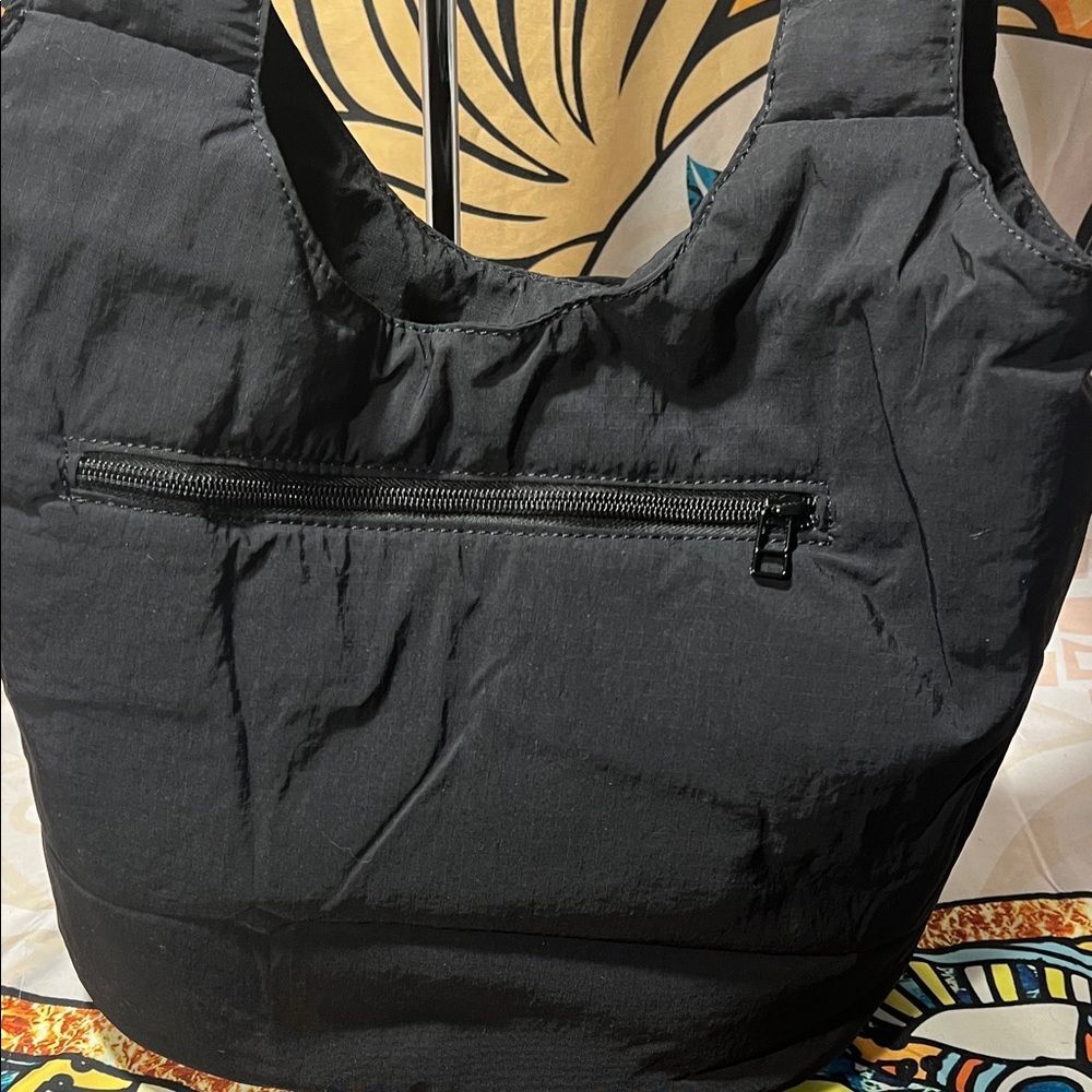 Caistre Nylon Bucket Bag Slouchy Hobo Lightweight Multi Pocket Shoulder Bag - Picture 3 of 7